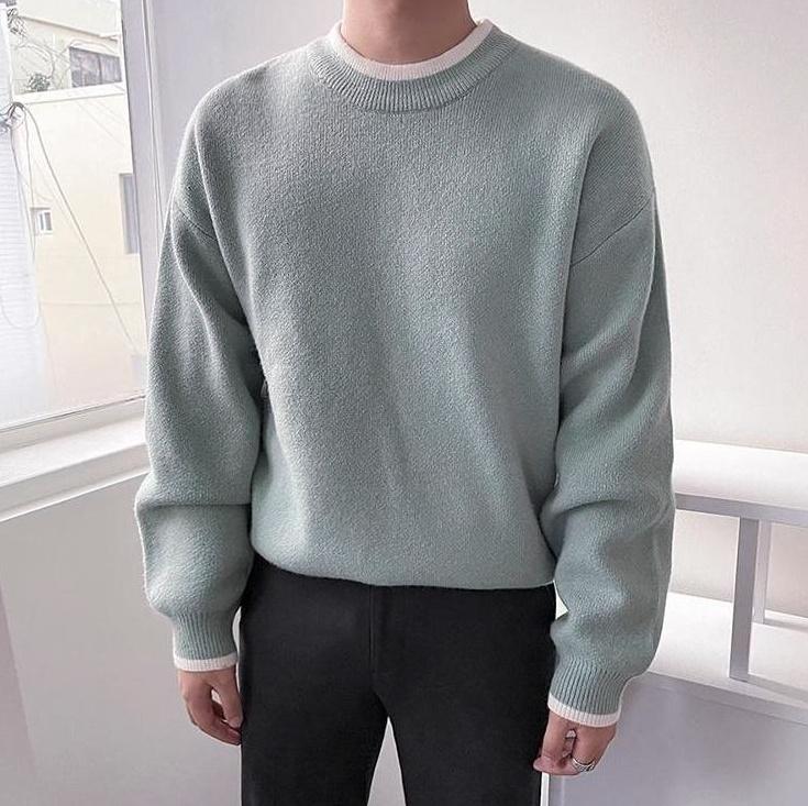 Casual Knit Pullover Sweater