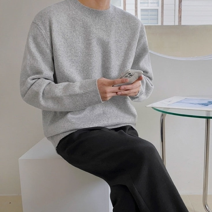 Casual Knit Pullover Sweater