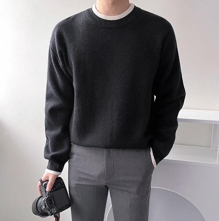 Casual Knit Pullover Sweater