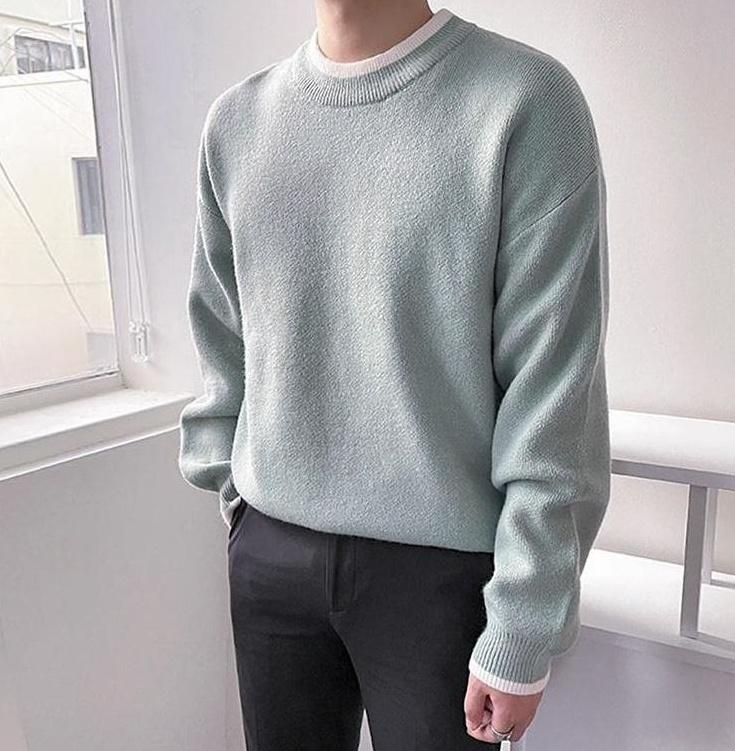 Casual Knit Pullover Sweater