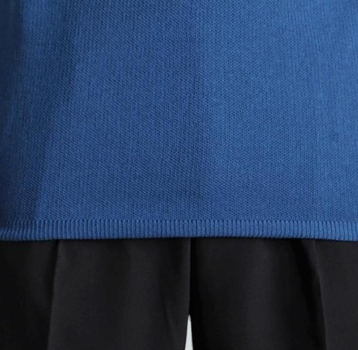 Casual Knit Short Sleeve T-Shirt