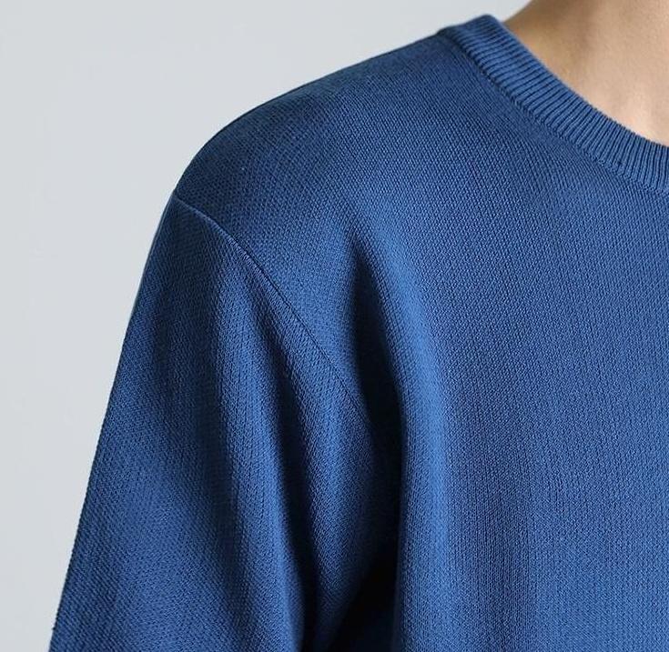 Casual Knit Short Sleeve T-Shirt