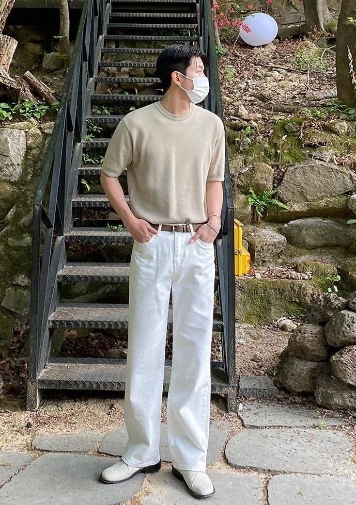 Casual Knit Short Sleeve T-Shirt