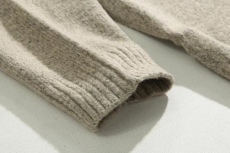 Casual Knitted Zipper Sweater