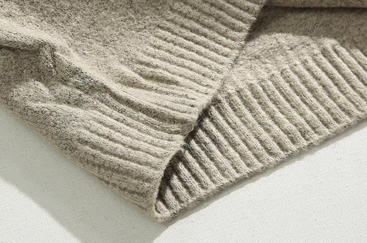 Casual Knitted Zipper Sweater
