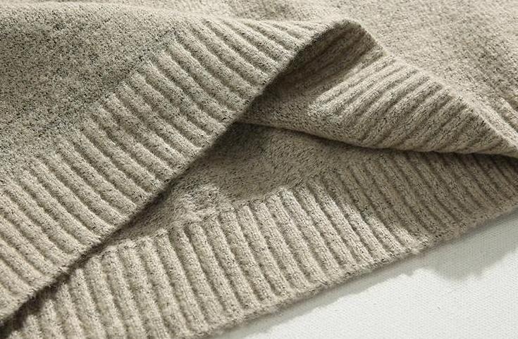 Casual Knitted Zipper Sweater