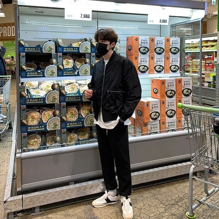 Casual Korean Style Bomber Jacket