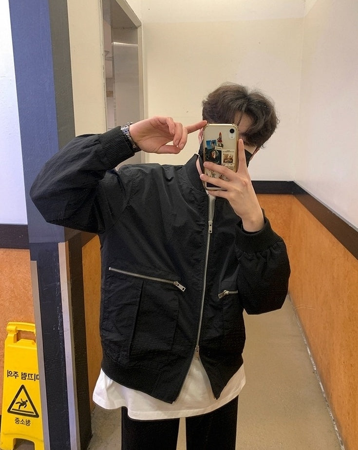 Casual Korean Style Bomber Jacket