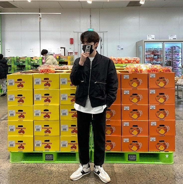 Casual Korean Style Bomber Jacket