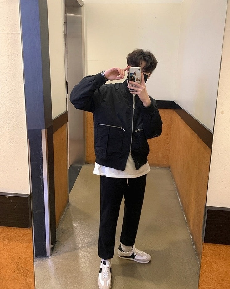 Casual Korean Style Bomber Jacket
