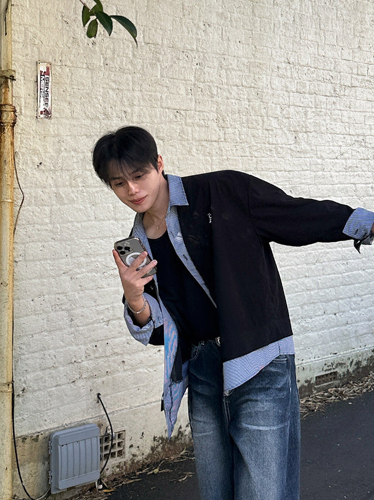 Casual Lapel Jacket Shirt Style