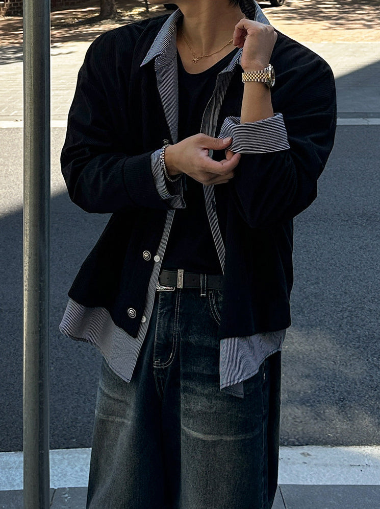 Casual Lapel Jacket Shirt Style