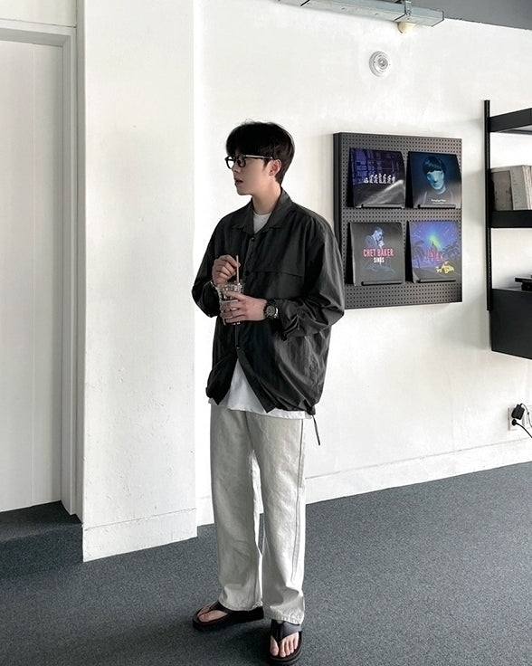 Casual Lightweight Long Sleeve Jacket Shirt