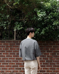 Casual Linen Short Sleeve Relaxed Fit T Shirt