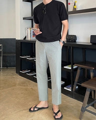Casual Linen Wideleg Pants