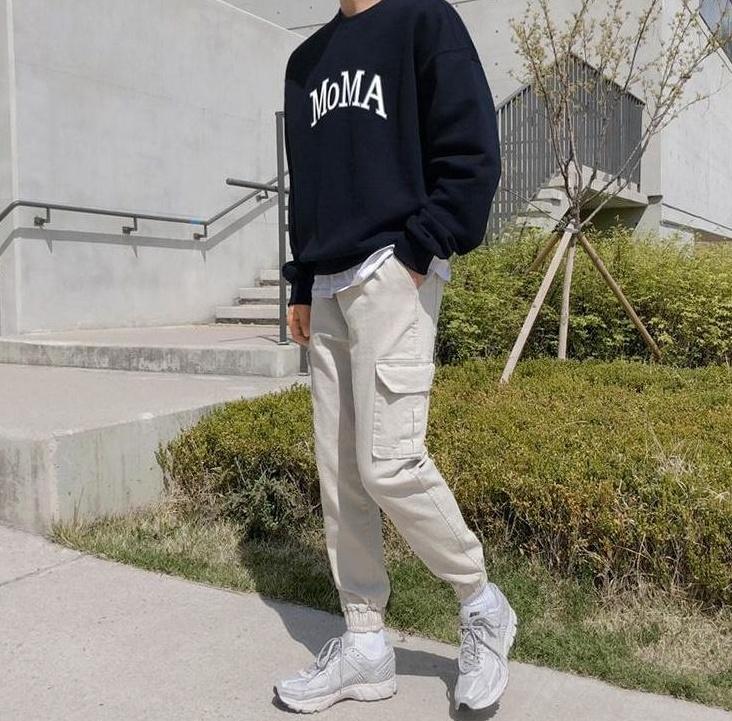Casual Loose Cargo Jogger Pants