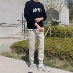 Casual Loose Cargo Jogger Pants