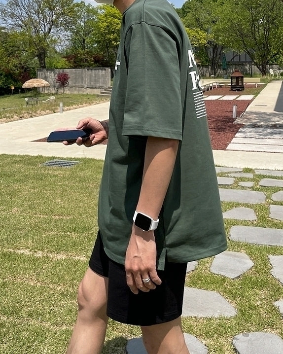 Casual Loose Letter Print T-Shirt
