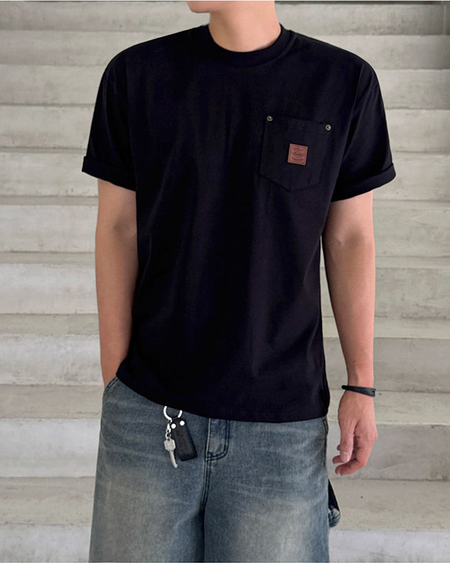 Relaxed Crew Neck Short Sleeve T Shirt