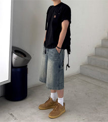 Relaxed Crew Neck Short Sleeve T Shirt