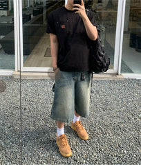 Relaxed Crew Neck Short Sleeve T Shirt