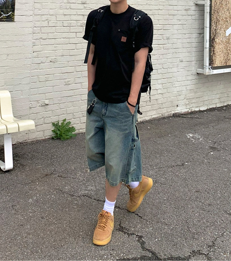 Relaxed Crew Neck Short Sleeve T Shirt