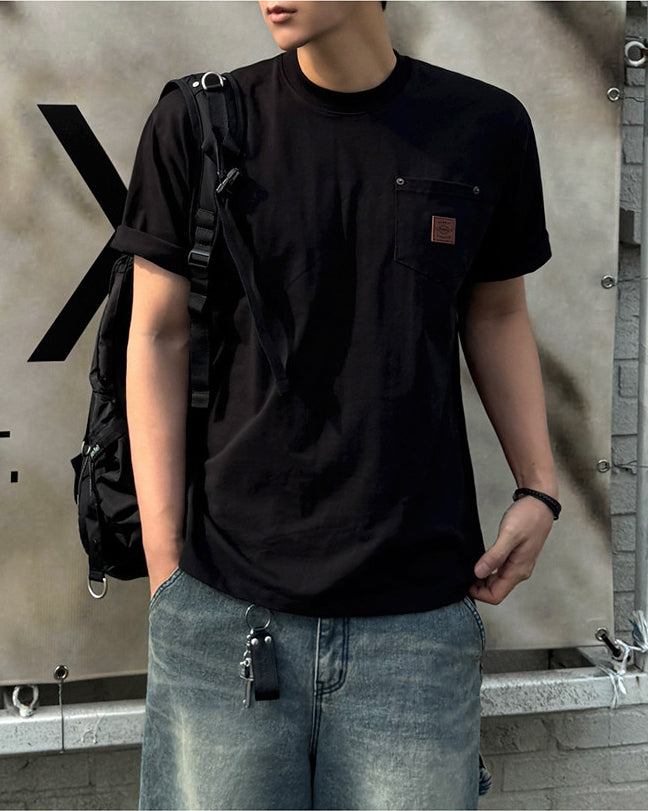 Relaxed Crew Neck Short Sleeve T Shirt