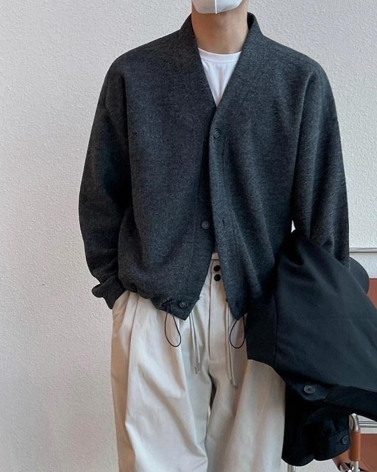 Casual Loose Fit Cardigan Jacket