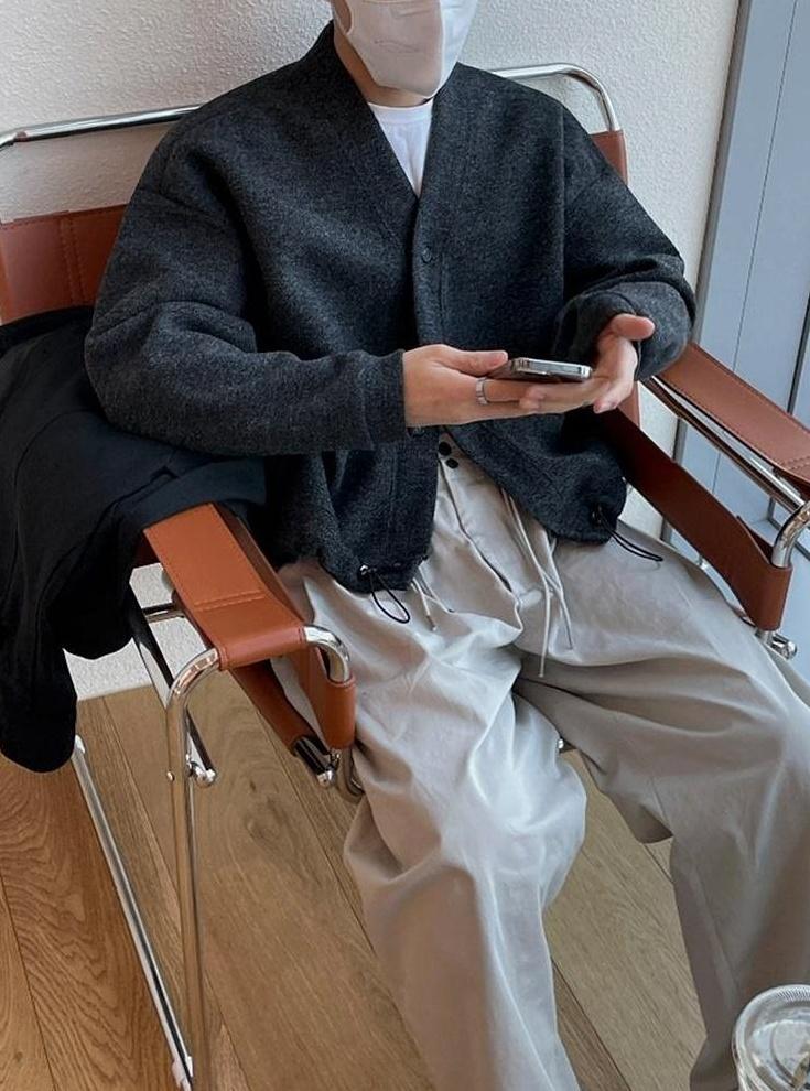 Casual Loose Fit Cardigan Jacket