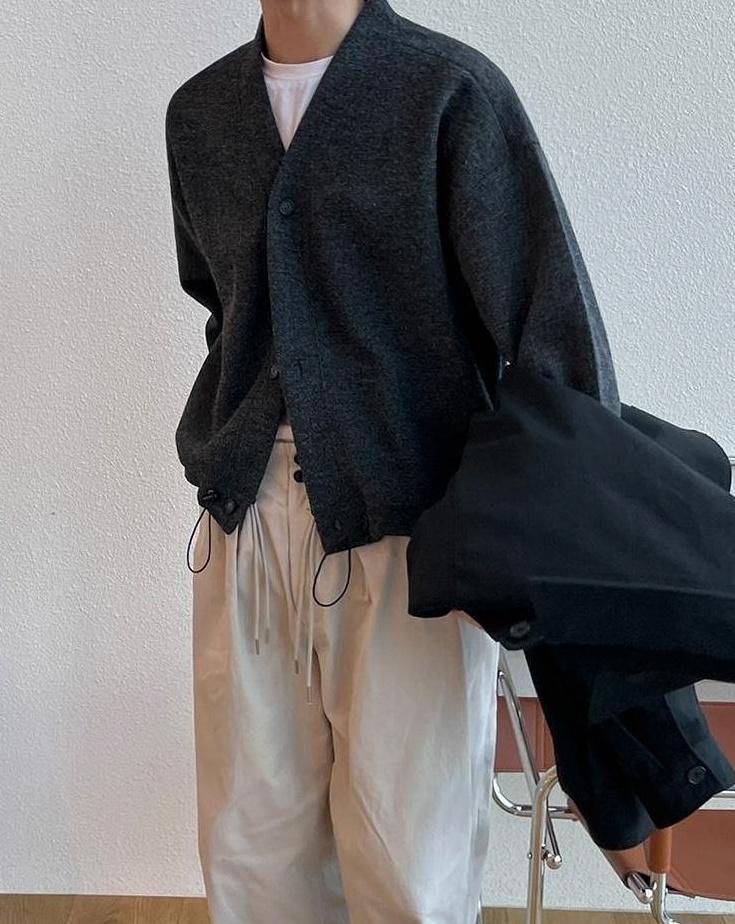 Casual Loose Fit Cardigan Jacket