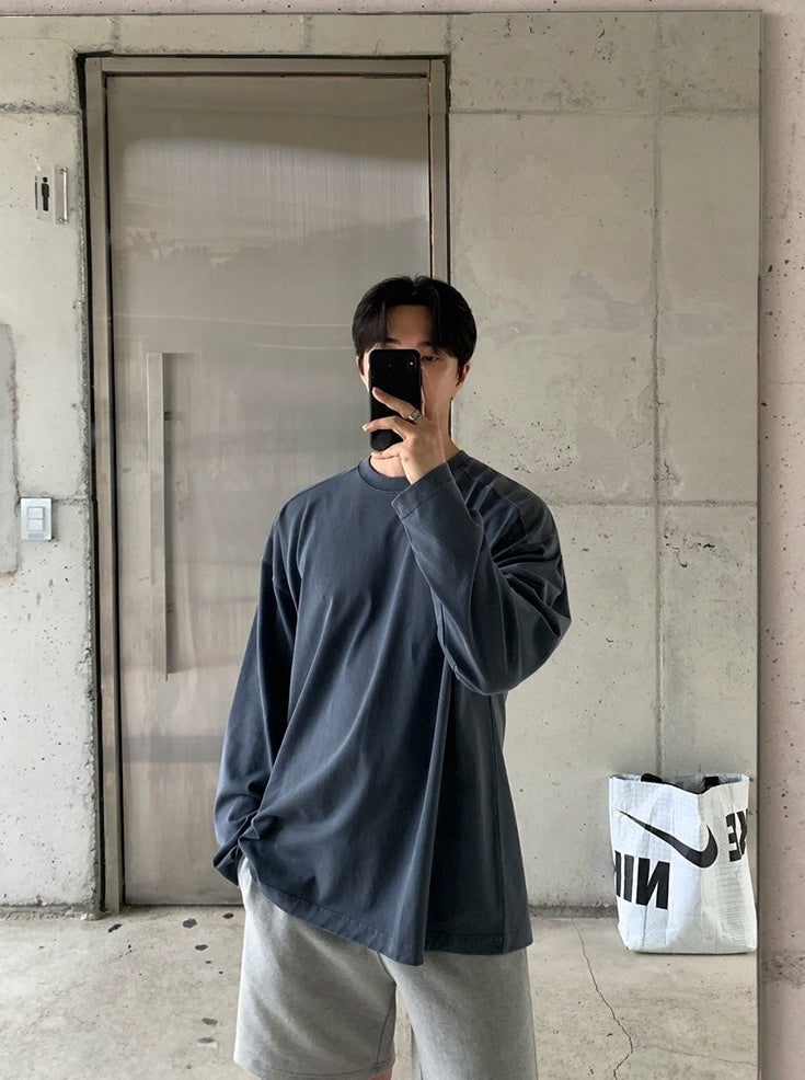 Casual Loose Fit Crewneck Sweatshirt