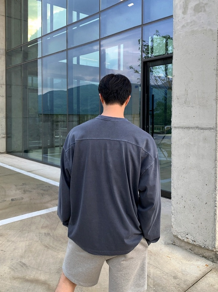 Casual Loose Fit Crewneck Sweatshirt