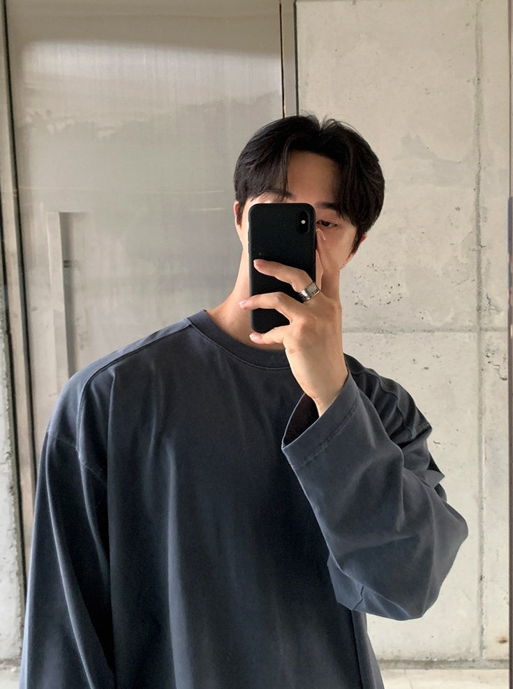 Casual Loose Fit Crewneck Sweatshirt
