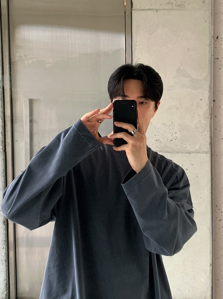 Casual Loose Fit Crewneck Sweatshirt