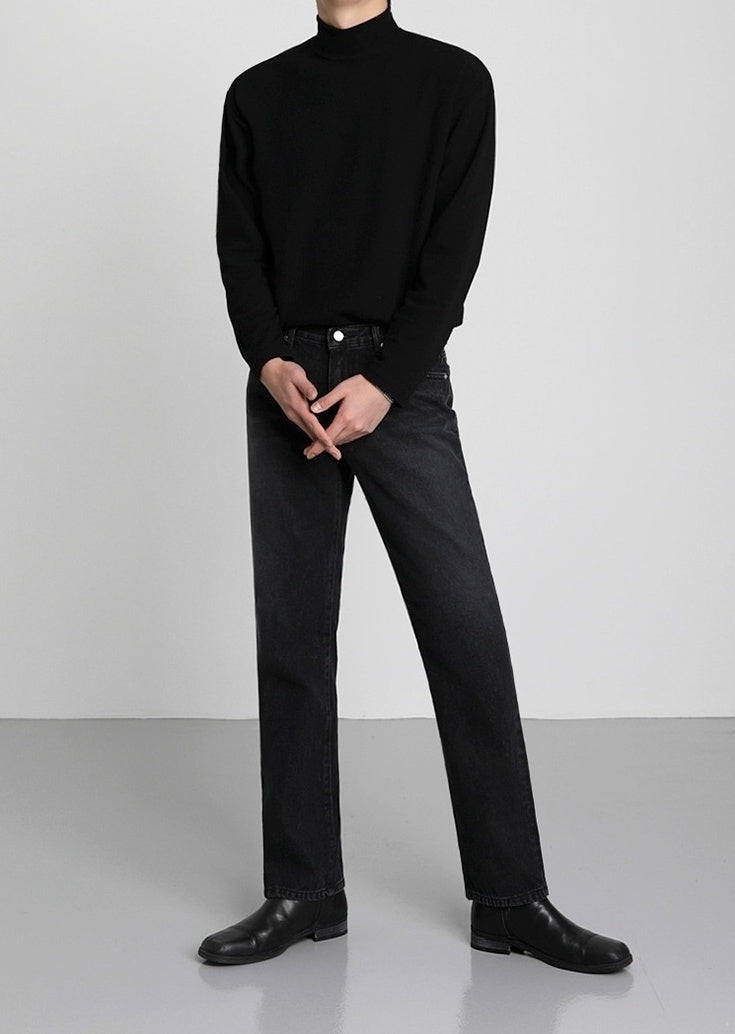 Casual Loose Fit Denim Pants