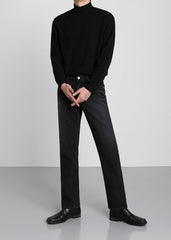 Casual Loose Fit Denim Pants
