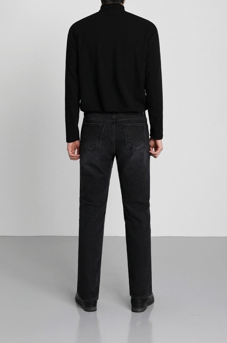 Casual Loose Fit Denim Pants