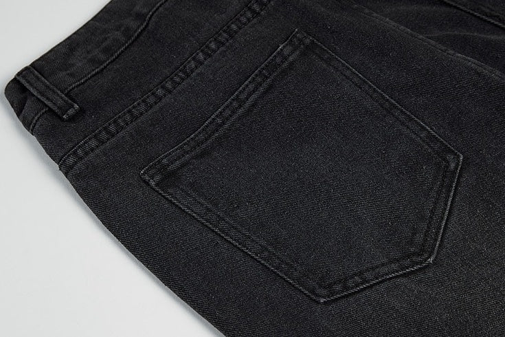 Casual Loose Fit Denim Pants