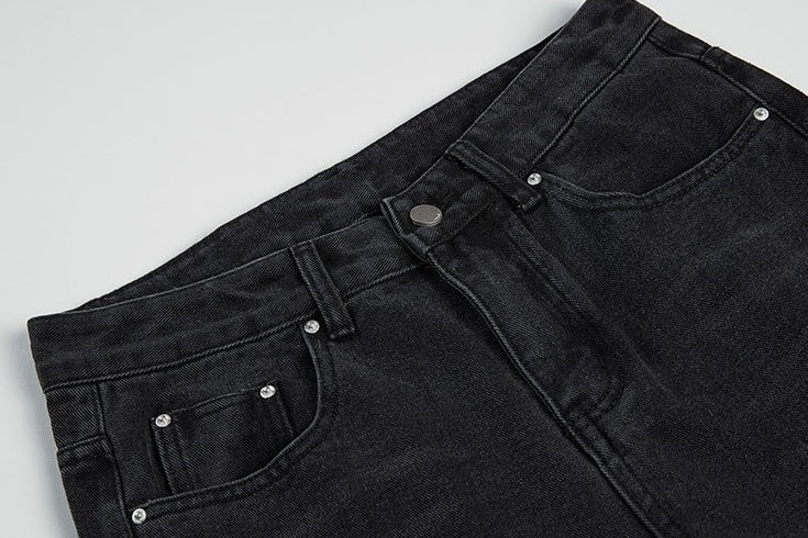 Casual Loose Fit Denim Pants