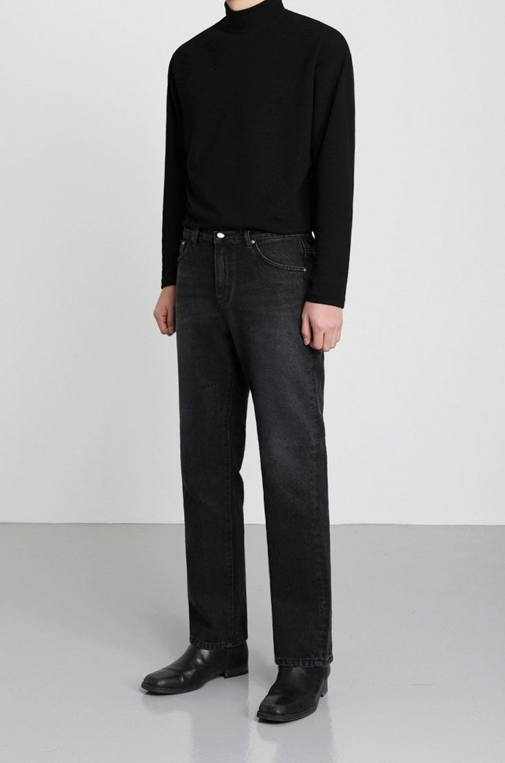 Casual Loose Fit Denim Pants