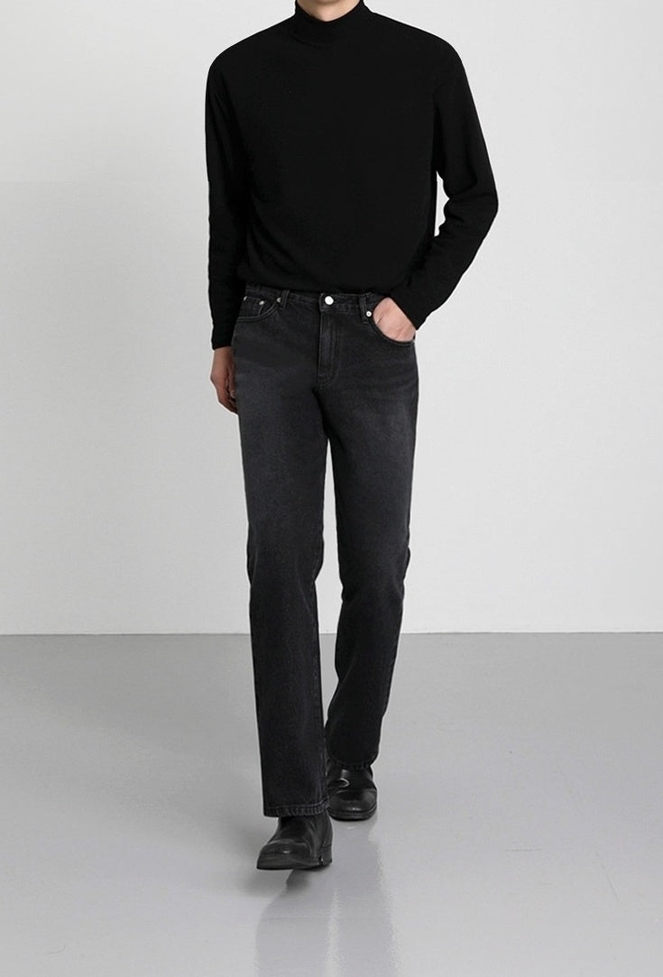 Casual Loose Fit Denim Pants