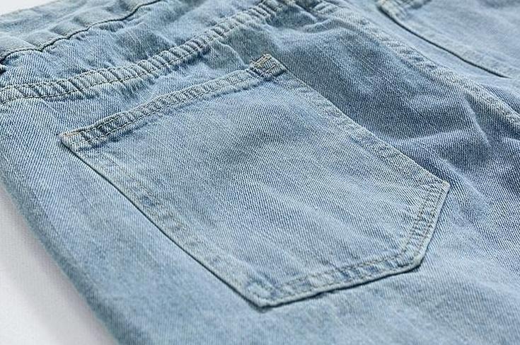 Casual Loose Fit Denim Trousers