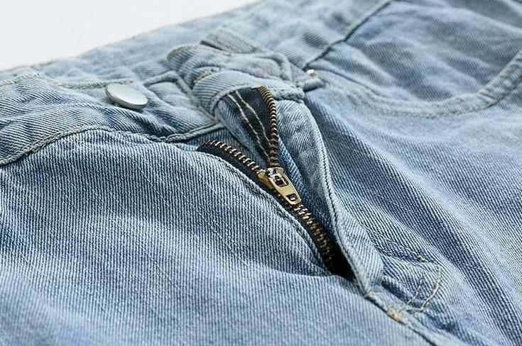 Casual Loose Fit Denim Trousers