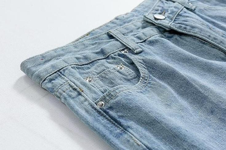 Casual Loose Fit Denim Trousers