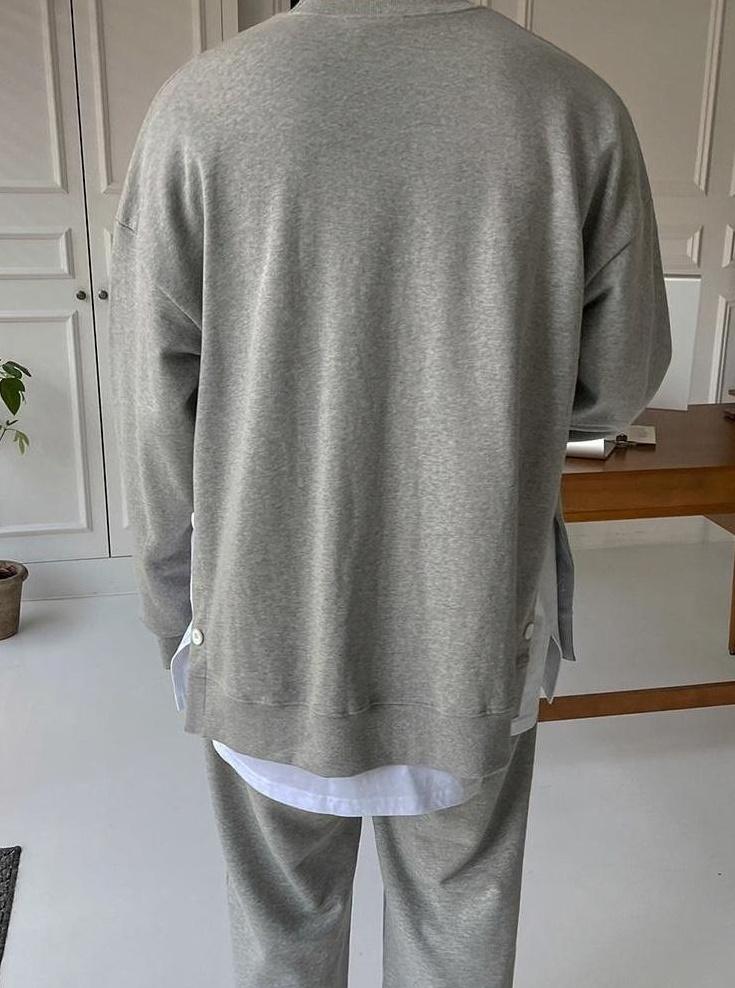 Casual Loose Fit Layered Pullover Sweater