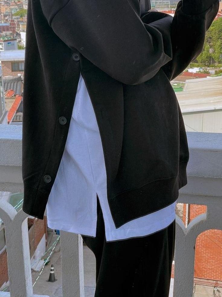 Casual Loose Fit Layered Pullover Sweater