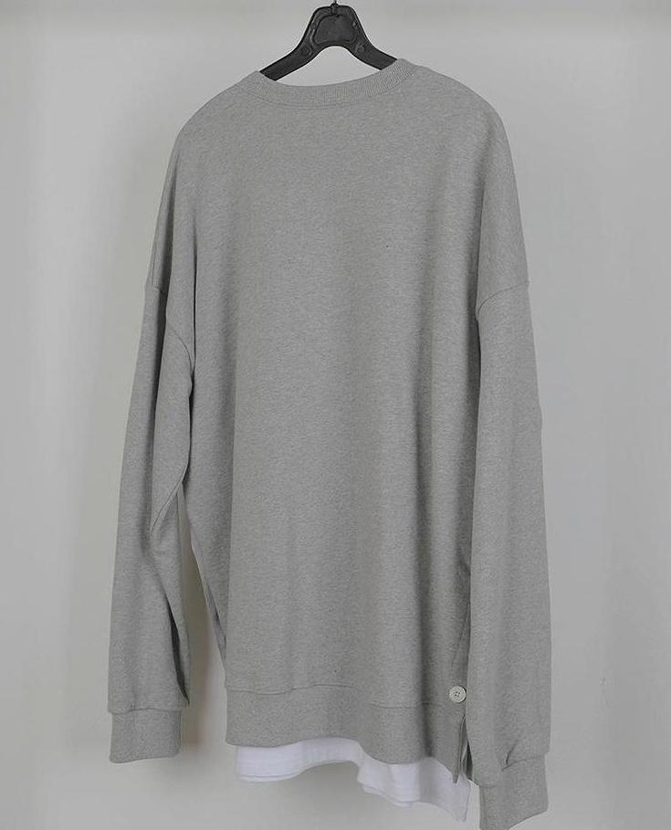 Casual Loose Fit Layered Pullover Sweater