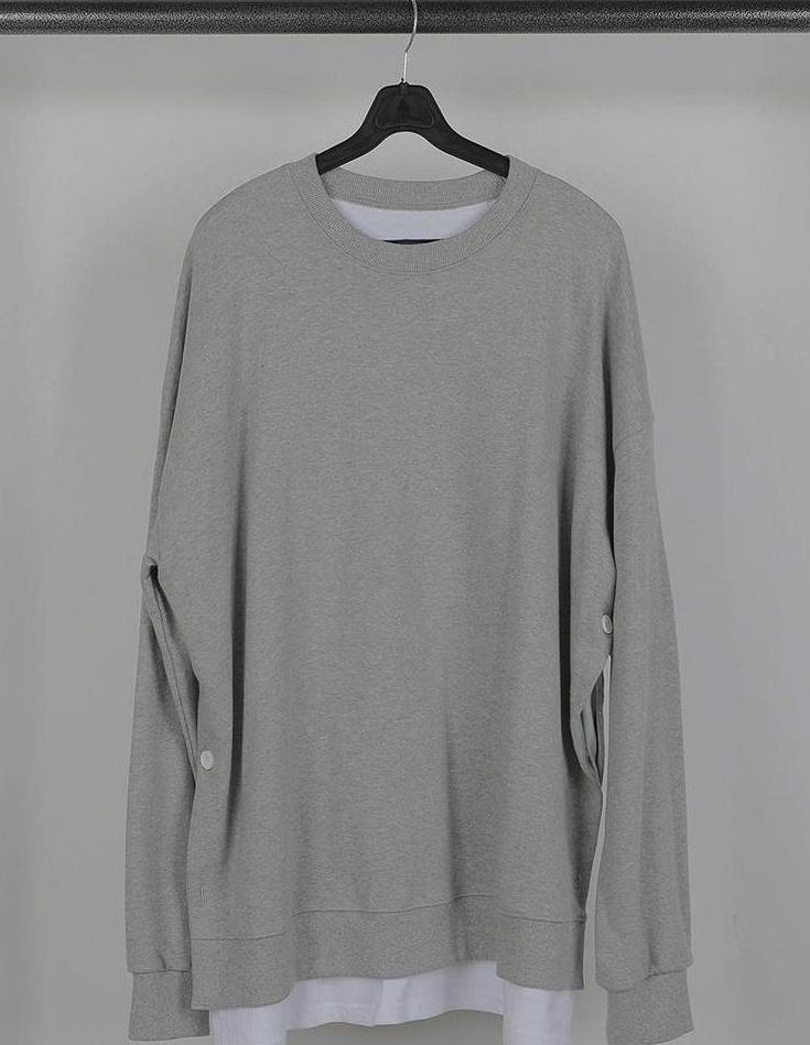 Casual Loose Fit Layered Pullover Sweater