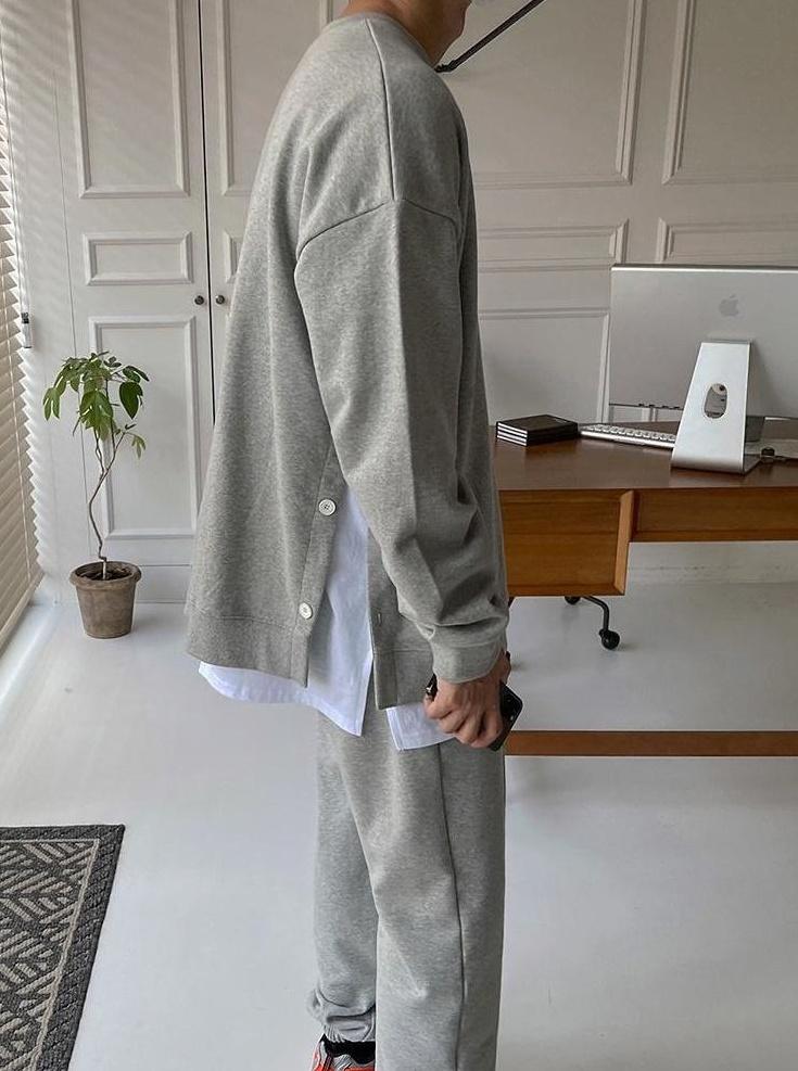 Casual Loose Fit Layered Pullover Sweater