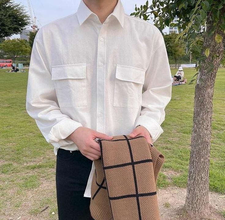 Casual Loose Fit Long Sleeve Shirt